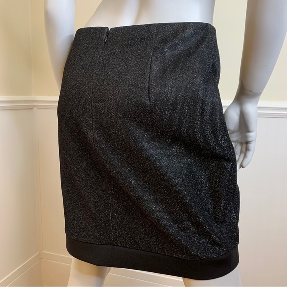 Express Tulip Black Sparkle Skirt - Picture 5 of 6